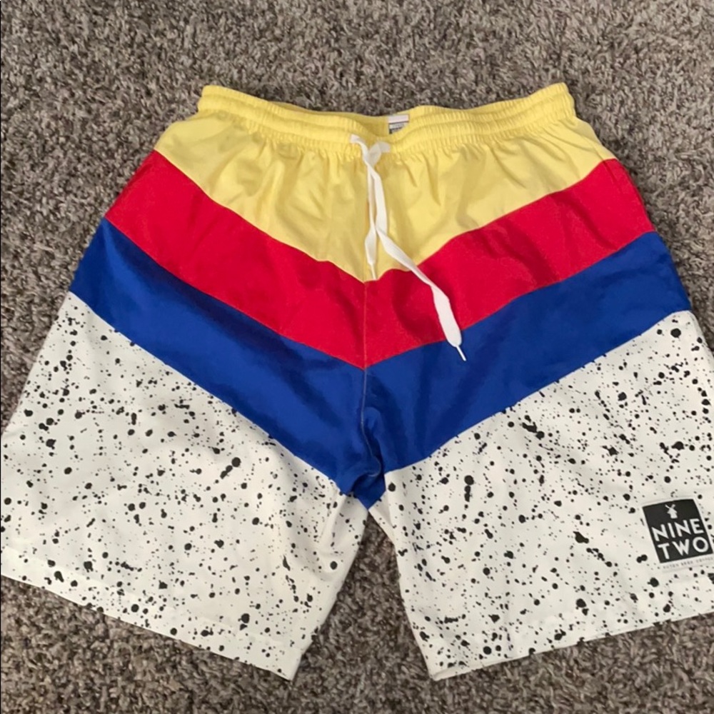 Rare Dutch Bros Swim Trunks with adjustable waist